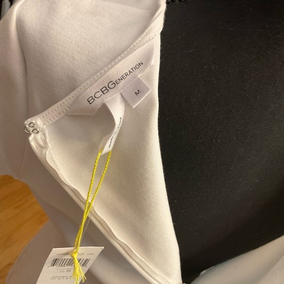 NWT BCBGMaxAzria Chic White Mini Dress - Picture 12 of 12